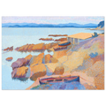 Tableau Calanque des Antibois — Henri-Edmond Cross, tirage sans cadre | INKONAL