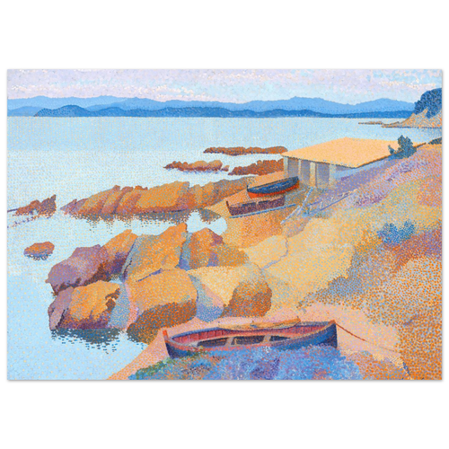 Tableau Calanque des Antibois — Henri-Edmond Cross, tirage sans cadre | INKONAL