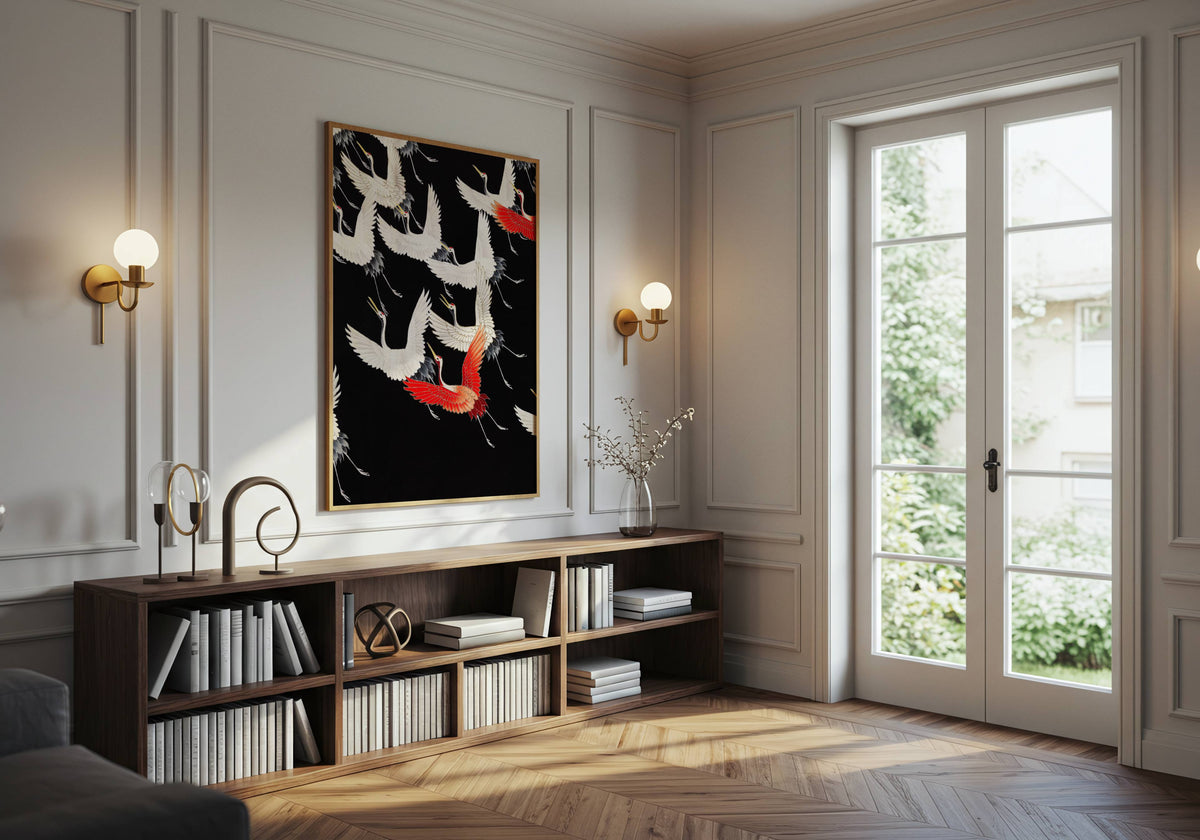 Furisode aux mille grues