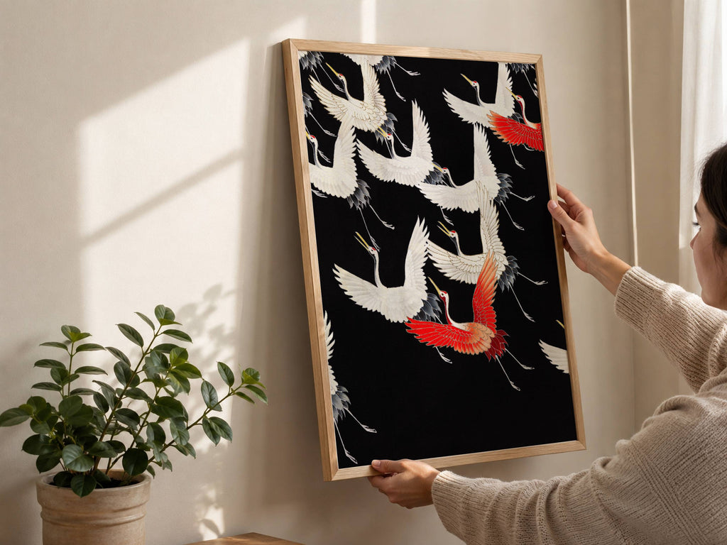 Furisode aux mille grues