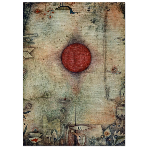 Tableau Ad marginem — Paul Klee, tirage sans cadre | INKONAL