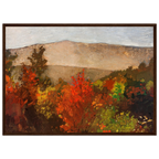 Tableau Cimes d'arbres en automne — Winslow Homer, tirage cadre bois foncé | INKONAL