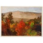 Tableau Cimes d'arbres en automne — Winslow Homer, tirage cadre bois | INKONAL