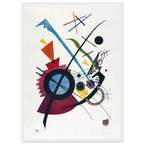 Composition au cercle noir — Wassily Kandinsky, tirage encadré cadre blanc | INKONAL