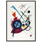 Composition au cercle noir — Wassily Kandinsky, tirage encadré cadre noir | INKONAL