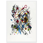 Composition circulaire — Wassily Kandinsky, tirage encadré cadre blanc | INKONAL