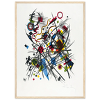 Composition circulaire — Wassily Kandinsky, tirage encadré cadre bois | INKONAL