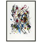 Composition circulaire — Wassily Kandinsky, tirage encadré cadre noir | INKONAL