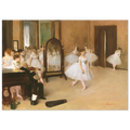Tableau Le Cours de danse — Edgar Degas, tirage sans cadre | INKONAL