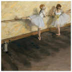 Tableau Danseuses à la barre — Edgar Degas, tirage sans cadre | INKONAL