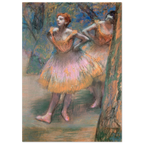 Tableau Deux danseuses — Edgar Degas, tirage sans cadre | INKONAL