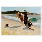 Tableau Eagle Head, Manchester (marée haute) — Winslow Homer, tirage cadre blanc | INKONAL