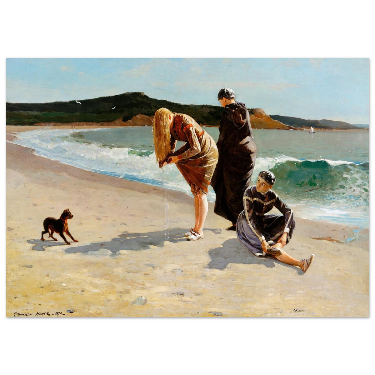 Tableau Eagle Head, Manchester (marée haute) — Winslow Homer, tirage sans cadre | INKONAL