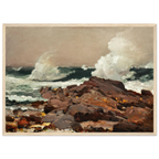 Tableau Eastern Point — Winslow Homer, tirage cadre bois | INKONAL