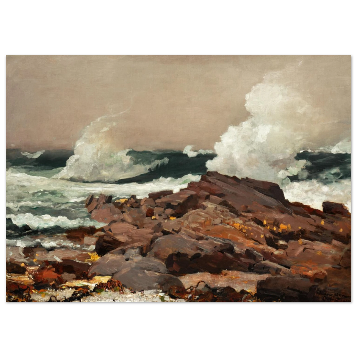 Tableau Eastern Point — Winslow Homer, tirage sans cadre | INKONAL