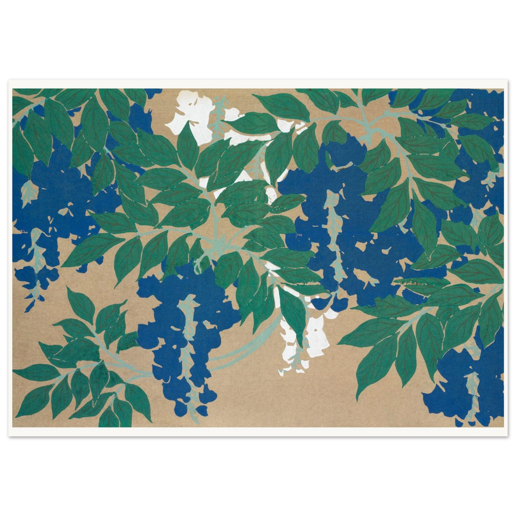 Estampe japonaise FUJI, Glycine — Kamisaka Sekka, tirage sans cadre | INKONAL
