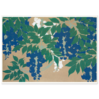 Estampe japonaise FUJI, Glycine — Kamisaka Sekka, tirage sans cadre | INKONAL