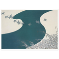 Estampe japonaise FUYU NO KAWA, Rivière en hiver — Kamisaka Sekka, tirage sans cadre | INKONAL
