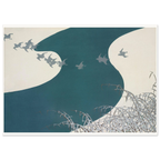Estampe japonaise FUYU NO KAWA, Rivière en hiver — Kamisaka Sekka, tirage sans cadre | INKONAL