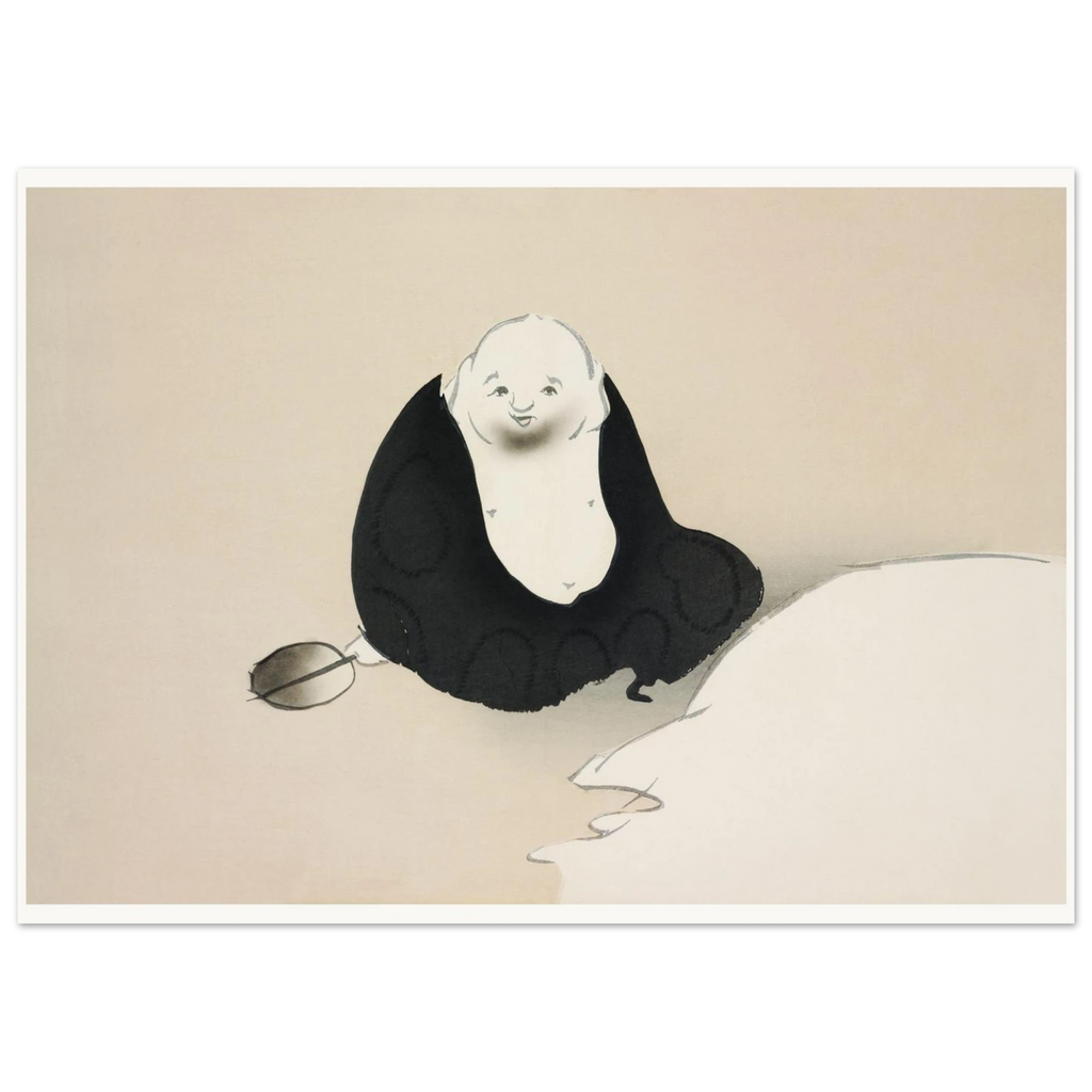 Estampe japonaise HOTEI, Hotei — Kamisaka Sekka, tirage sans cadre | INKONAL