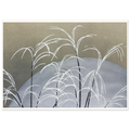 Estampe japonaise OBANA NI TSUKI, Herbes à éventail sous la lune — Kamisaka Sekka, tirage sans cadre | INKONAL