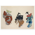 Estampe japonaise ODORI, Danse — Kamisaka Sekka, tirage sans cadre | INKONAL