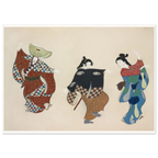 Estampe japonaise ODORI, Danse — Kamisaka Sekka, tirage sans cadre | INKONAL