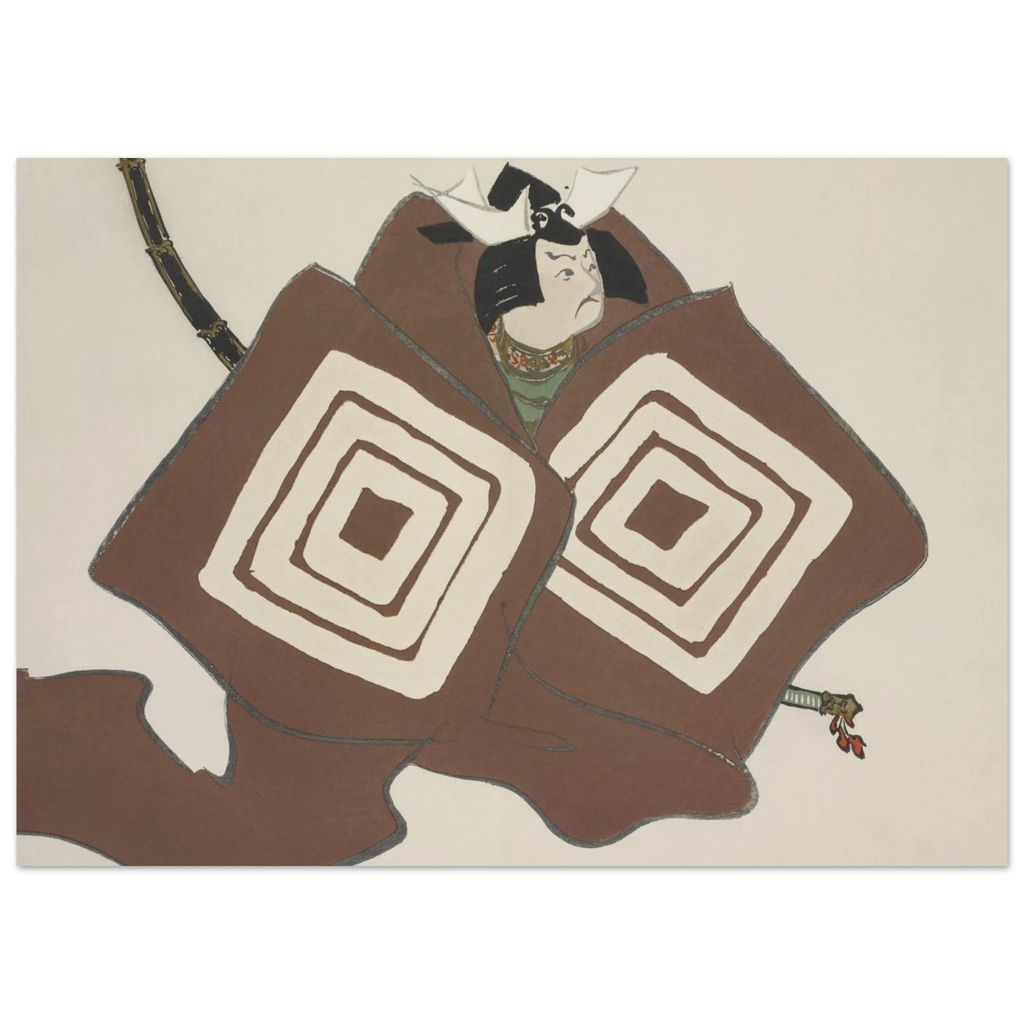 Estampe japonaise Shibaraku, Un instant ! — Kamisaka Sekka, tirage sans cadre | INKONAL