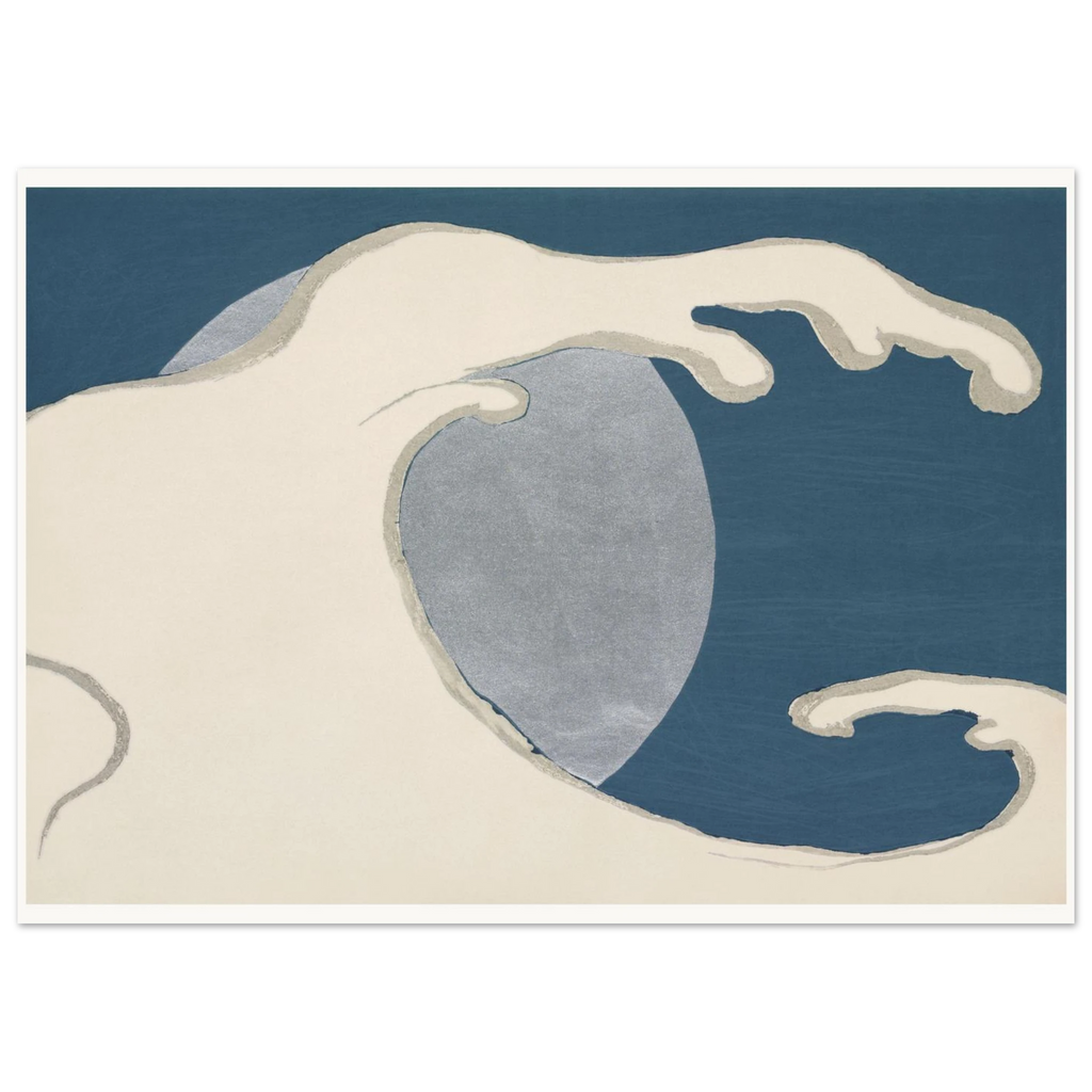 Estampe japonaise TACHINAMI, Vagues montantes — Kamisaka Sekka, tirage sans cadre | INKONAL