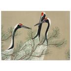 Estampe japonaise Tsuru, Grues — Kamisaka Sekka, tirage sans cadre | INKONAL