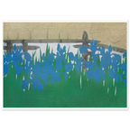 Estampe japonaise YATSUHASHI, Les huit ponts — Kamisaka Sekka, tirage sans cadre | INKONAL