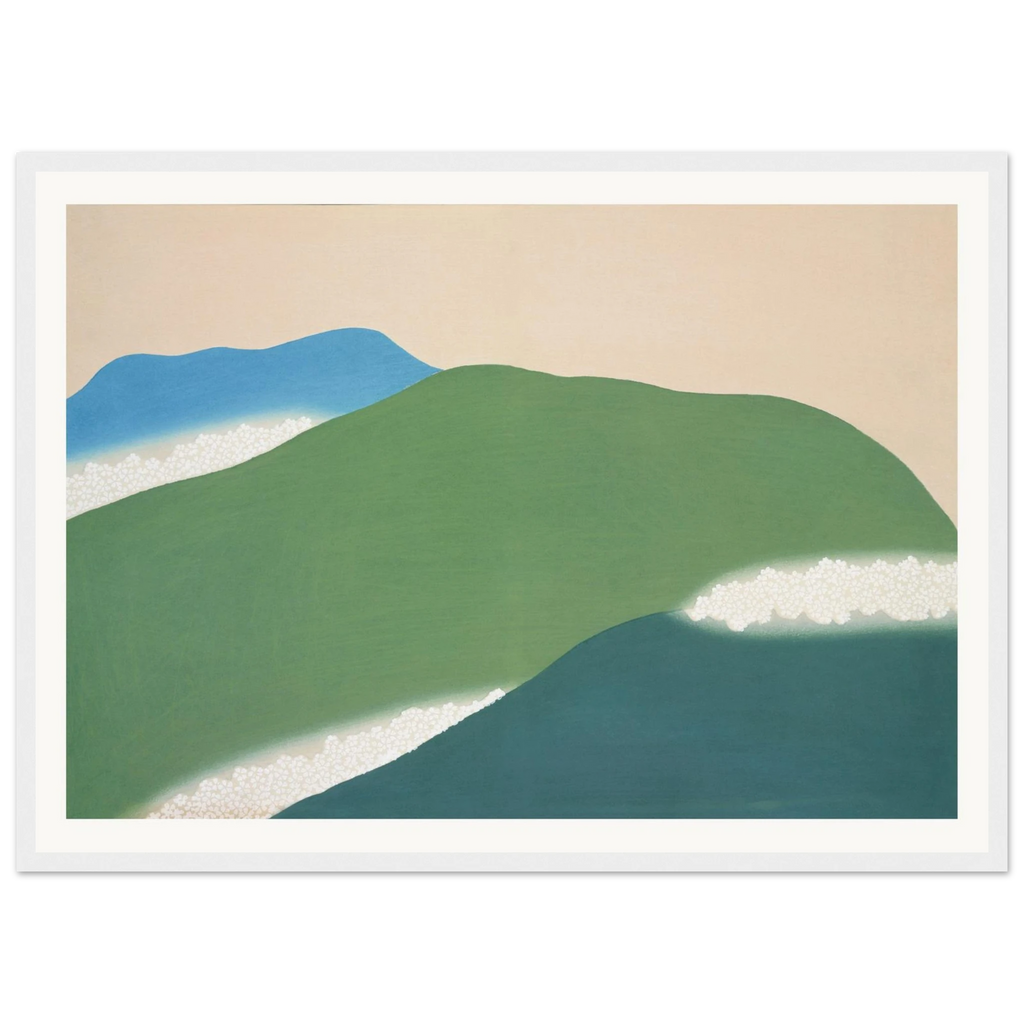 Estampe japonaise YOSHINO, Yoshino — Kamisaka Sekka, tirage encadré cadre blanc | INKONAL