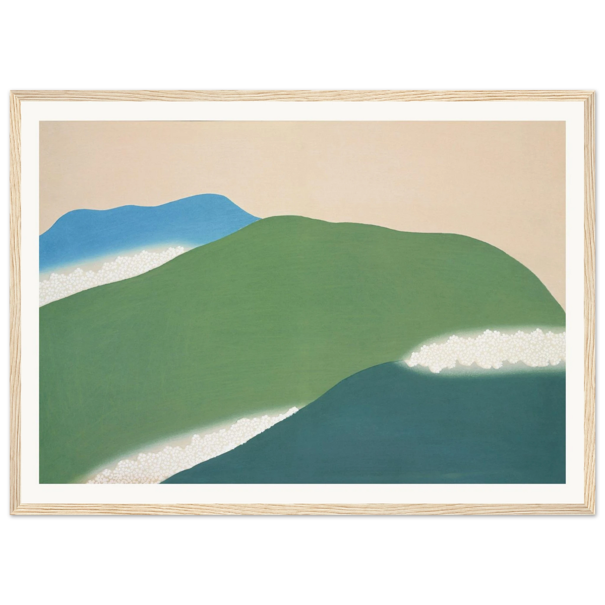 Estampe japonaise YOSHINO, Yoshino — Kamisaka Sekka, tirage encadré cadre bois | INKONAL
