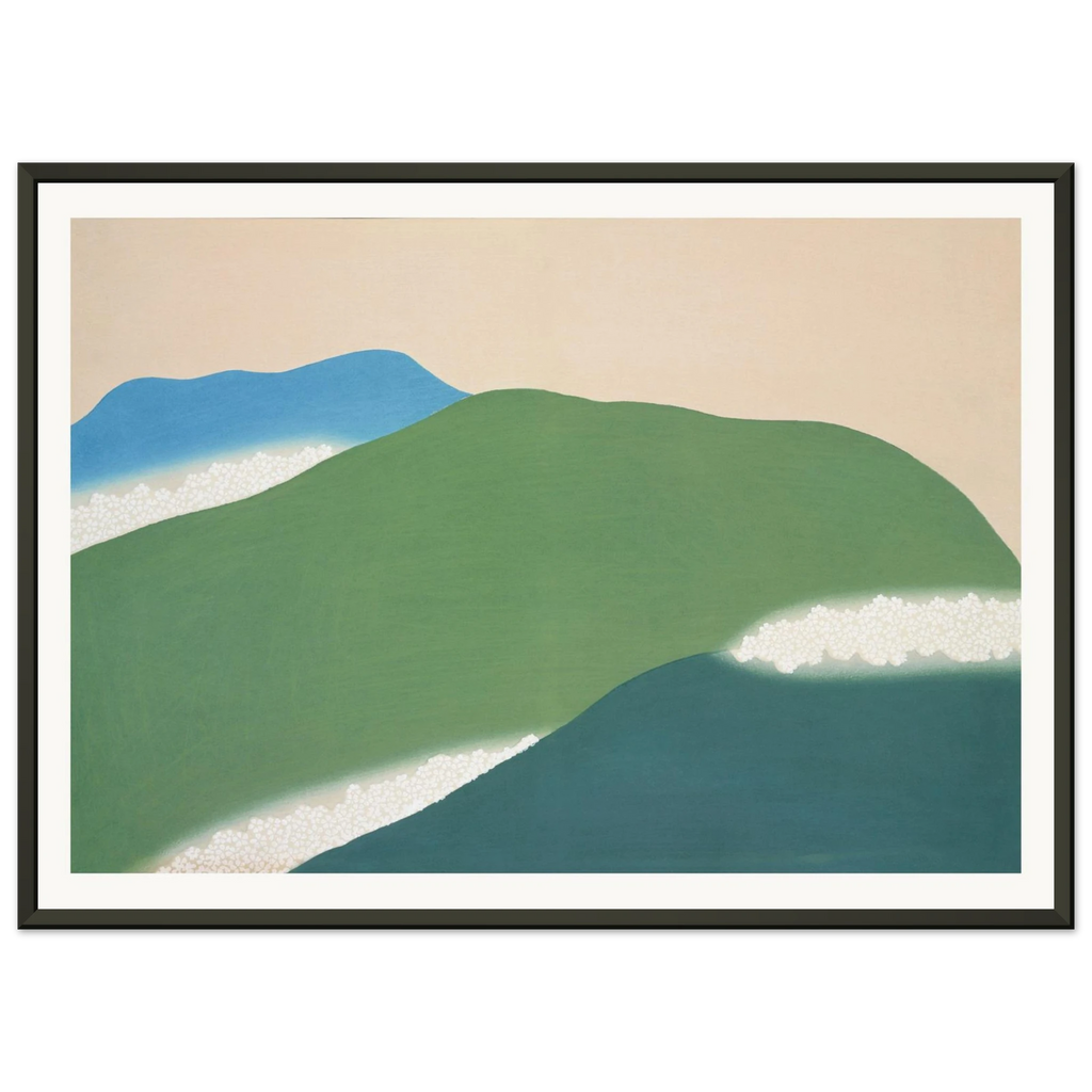 Estampe japonaise YOSHINO, Yoshino — Kamisaka Sekka, tirage encadré cadre noir | INKONAL