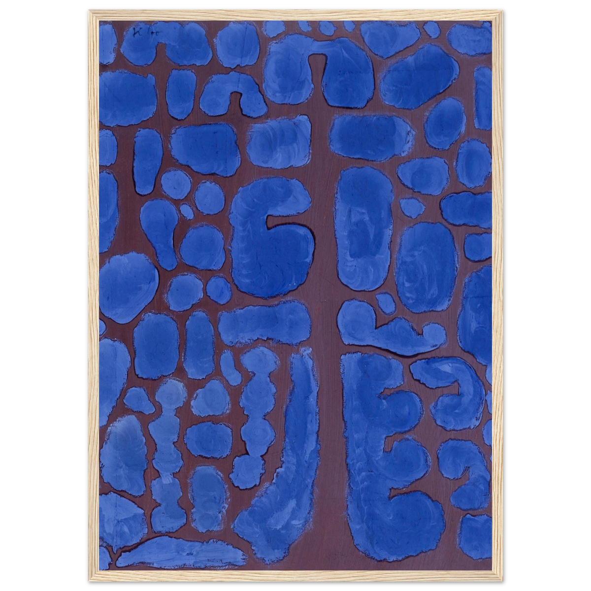 Tableau Fin de soirée à l'orée du bois — Paul Klee, tirage encadré cadre bois | INKONAL