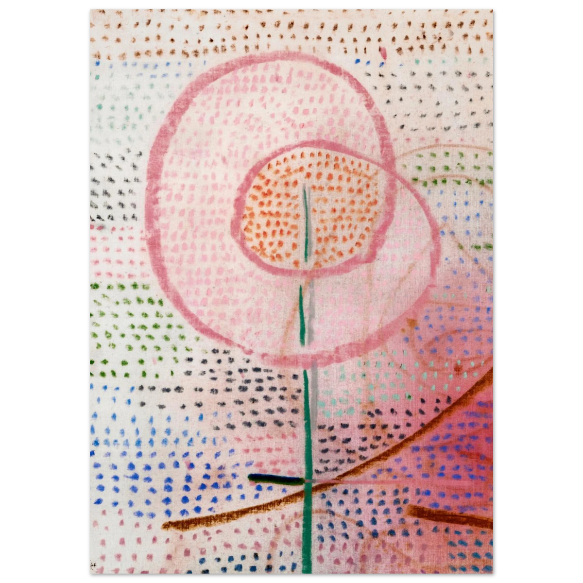 Tableau Florissant — Paul Klee, tirage sans cadre | INKONAL