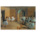 Tableau Le Foyer de la danse — Edgar Degas, tirage sans cadre | INKONAL