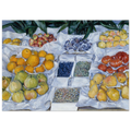 Tableau Fruits sur un étal — Gustave Caillebotte, tirage sans cadre | INKONAL