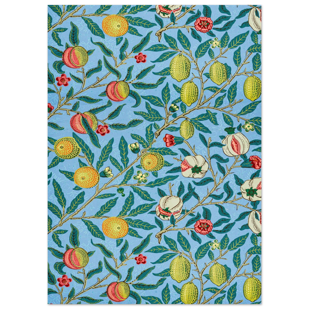 Motif Fruits — William Morris, tirage sans cadre | INKONAL
