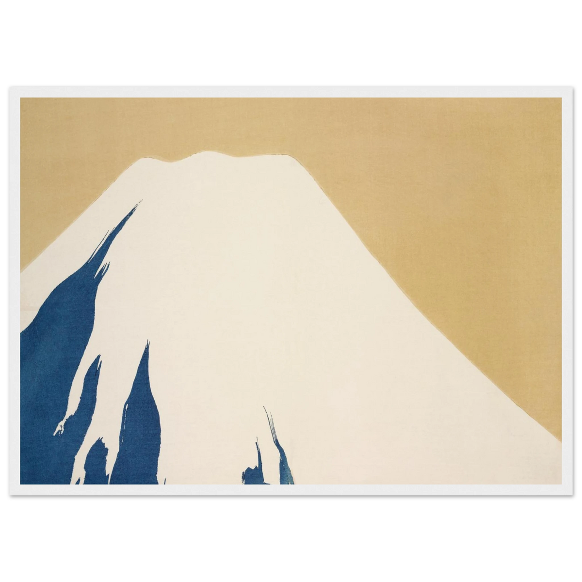 Estampe japonaise Fuji, Le Mont Fuji — Kamisaka Sekka, tirage encadré cadre blanc | INKONAL