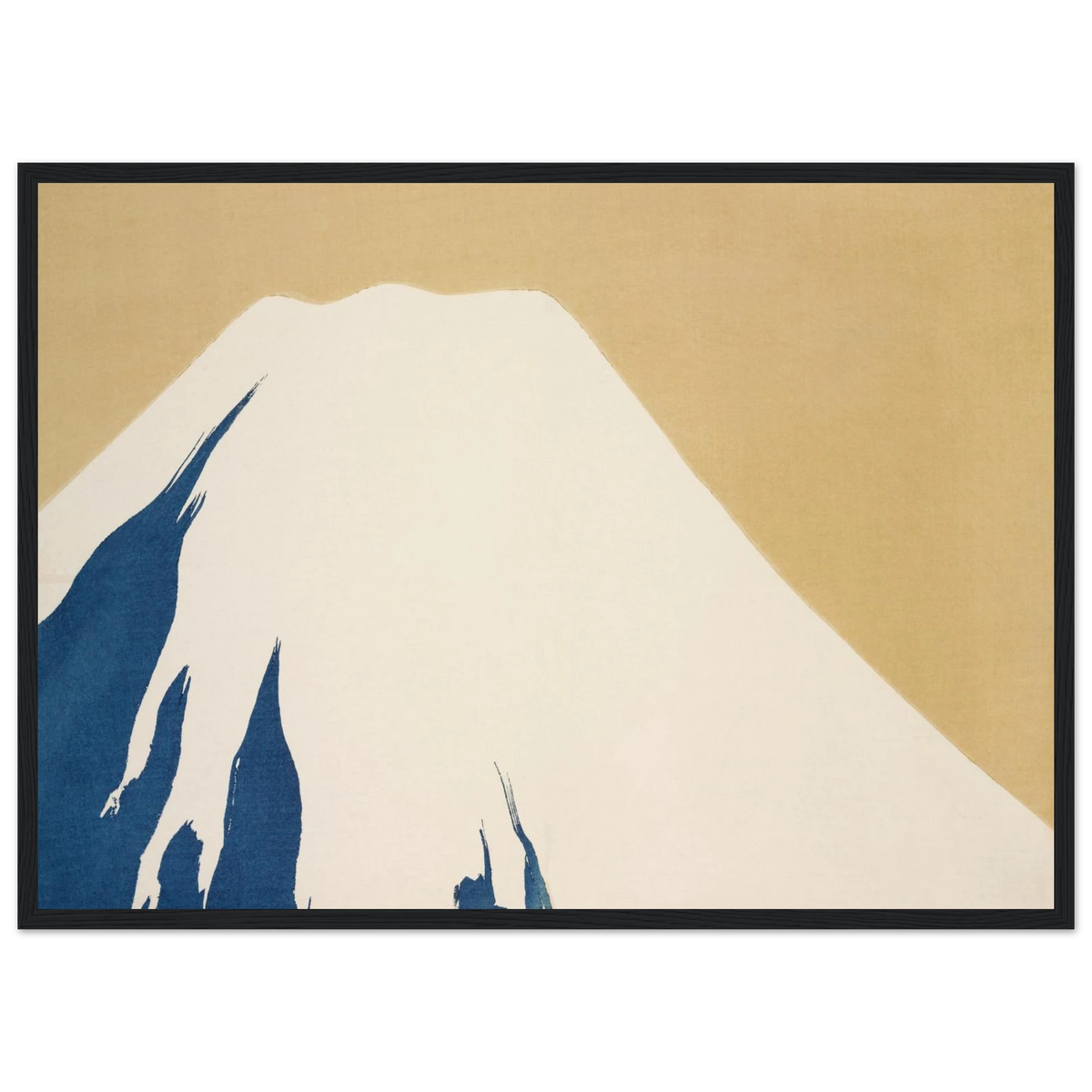 Estampe japonaise Fuji, Le Mont Fuji — Kamisaka Sekka, tirage encadré cadre noir | INKONAL