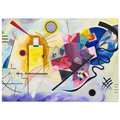 Jaune-Rouge-Bleu — Wassily Kandinsky, tirage sans cadre | INKONAL