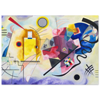Jaune-Rouge-Bleu — Wassily Kandinsky, tirage sans cadre | INKONAL