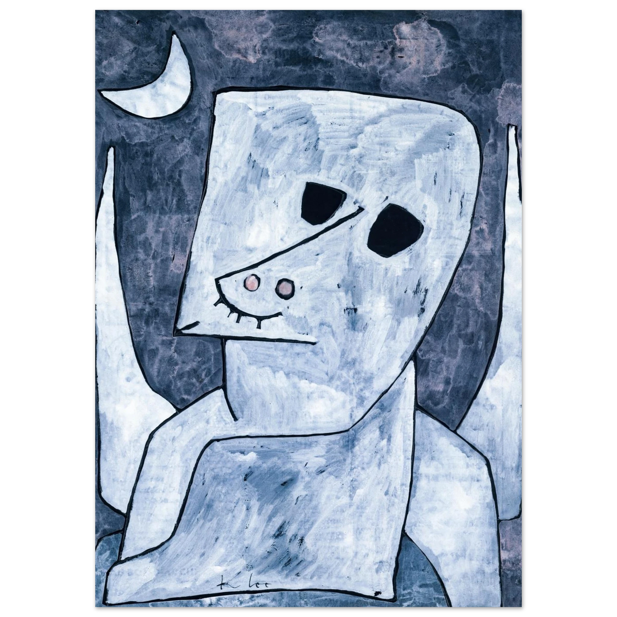 Tableau L'Ange postulant — Paul Klee, tirage sans cadre | INKONAL