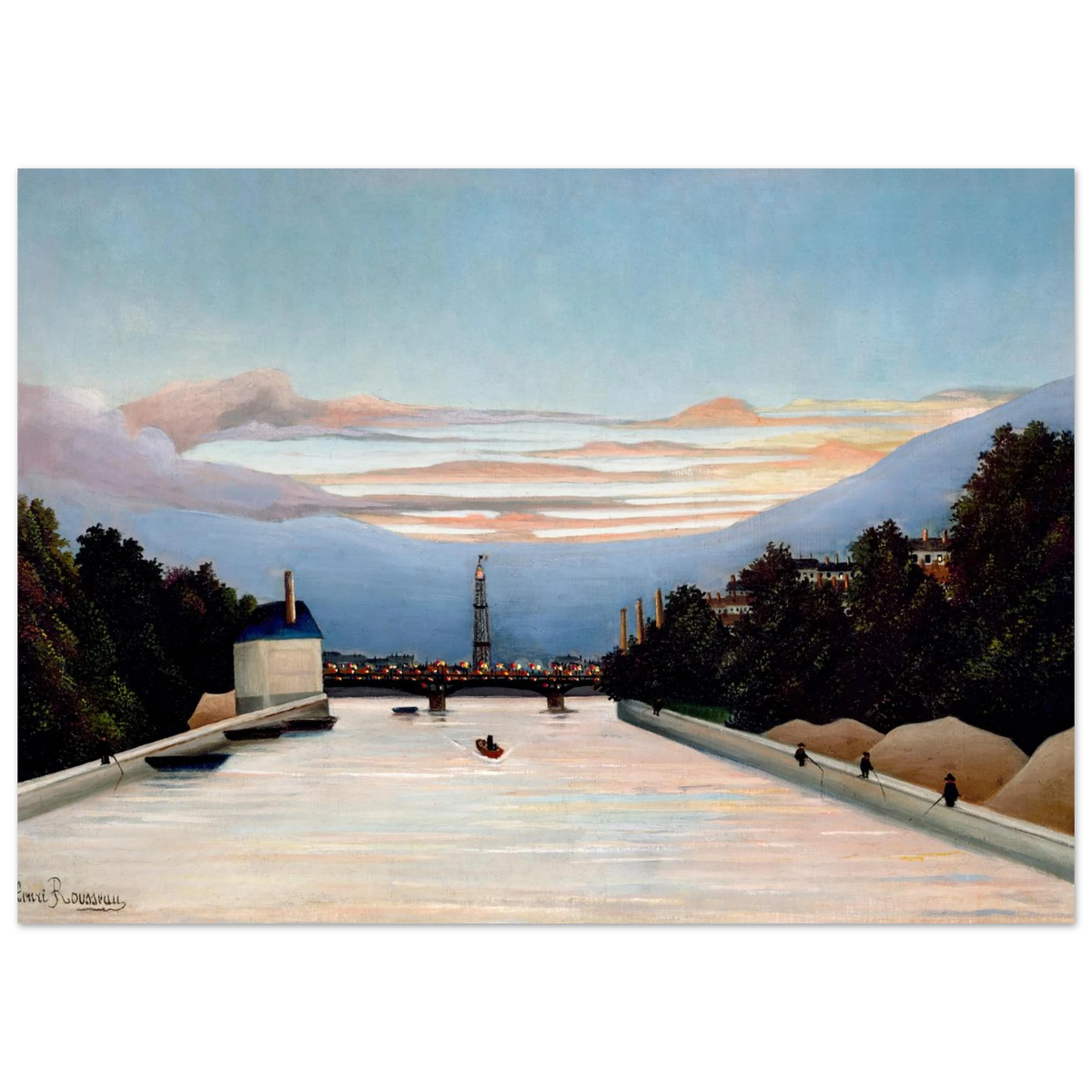Tableau La Tour Eiffel — Henri Rousseau, tirage sans cadre | INKONAL