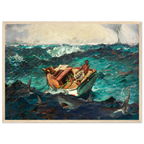 Tableau Le Gulf Stream — Winslow Homer, tirage cadre bois | INKONAL