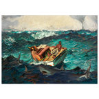 Tableau Le Gulf Stream — Winslow Homer, tirage sans cadre | INKONAL