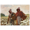 Tableau Les Cueilleuses de coton — Winslow Homer, tirage sans cadre | INKONAL