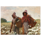 Tableau Les Cueilleuses de coton — Winslow Homer, tirage sans cadre | INKONAL