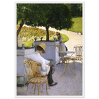 Tableau Les Orangers — Gustave Caillebotte, tirage cadre blanc | INKONAL